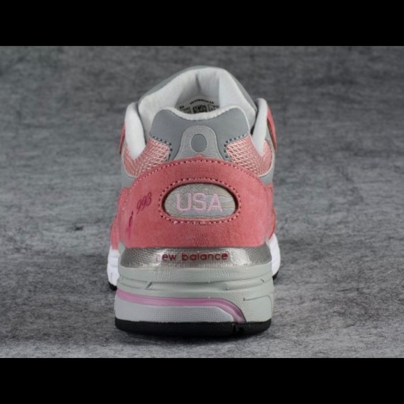 LAST ONE Women 993 Running shoes Pink Cancer Cure - Picture 2 of 6